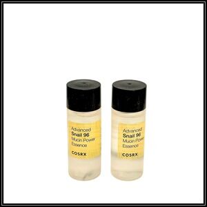 2 x COSRX Advanced Snail 96 Mucin Power Essence Travel Size 20ml Skincare